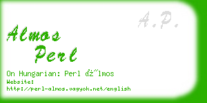 almos perl business card